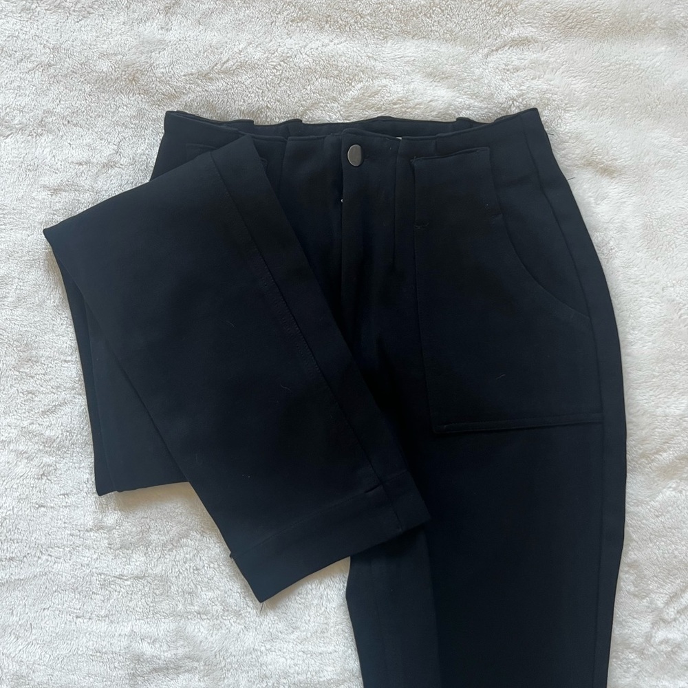 SO Women's Black Straight Leg Pants